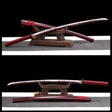 handmade 9260 spring Steel Japanese Samurai Sword katana Full Tang Sharp Blade picture
