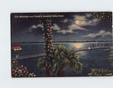 Postcard Moonlight over Florida's Beautiful Indian River, Cocoa, Florida picture