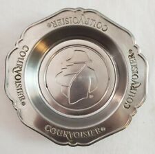 VINTAGE Courvoisier  Conac Ashtray STAINLESS STEEL - Logo - Advertisement  picture