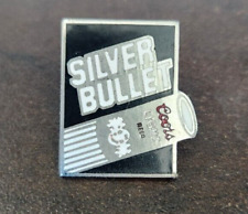 80's Vintage SILVER BULLET Coors Light Beer Pin Button Advertising Lapel Hat Tie picture