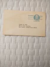 YALE NOMINATION VOTING POST CARD 1967 FOR CLASS OFFICERS RARE 9C CEASAR... picture