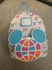 Walt Disney Parks 50th Vault Retro Mickey Balloons Loungefly Mini Backpack picture
