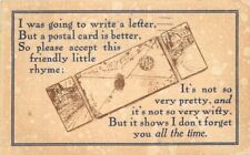 1912 Arts Crafts Please write saying artist impression Postcard 22-9035 picture