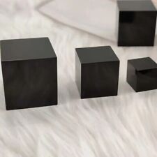 1pc 3*3cm Natural Crystal Black Obsidian Quartz Cube - Reiki Healing Crystal picture