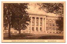 Antique School of Chemistry, University of Minnesota, Minneapolis, MN Postcard picture