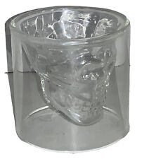Fred Doomed Skull Crystal Shot Glass 2.5 oz. 2.75” Tall picture