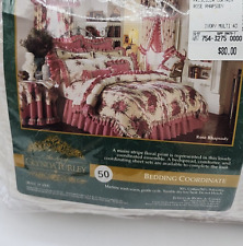 Vintage Glynda Turley Rose Rhapsody JC Penney Full Fitted Sheet NEW w/o package picture