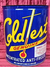 1X Gallon Antique Coldtest genuine Concentrated Anti Freeze, Danger Poison Benny picture