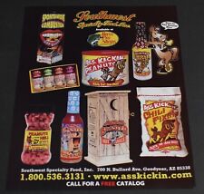 2012 Print Ad Ass Kickin' Peanuts Hot Sauce Ghost Pepper Chili Fixins From Hell picture