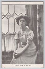 Postcard Miss Ida Crispi Actress Stage Performer Vintage Antique 1910 picture