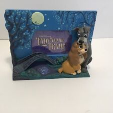 Vintage Disney Lady And The Tramp Resin Sculpted 3D Picture Frame picture
