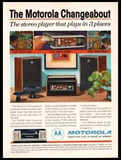 1971 Motorola Changeabout Stereo 8-track-Vintage print ad-Man Cave, Garage Decor picture