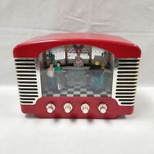 Vintage 12 Song Mr. Christmas Radio Style Animated Dancing Couples Music Box picture