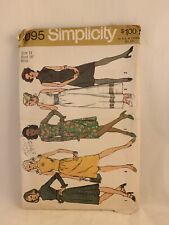 Sewing Pattern Simplicity 5095 Size 14 Dress In Two Lengths 1972 picture