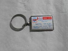 KEY DOOR / KEYCHAIN - automobile - ESSO CREDIT CARD euro diesel (metal) picture