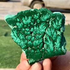 194G Natural Malachite transparent cluster coarse  mineral flaky sample picture
