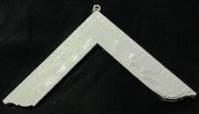 New Freemason Masonic Worshipful Master Collar Jewel in Silver Tone  picture