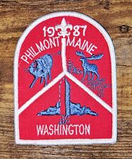NCAC Philmont Maine High Adventure Washington D.C. Vintage Boy Scout BSA Patch picture