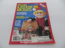 McCall's Needlework & Crafts Magazine December 1987 easy holiday gift ideas picture