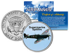 SUPERMARINE SPITFIRE * Airplane Series * JFK Kennedy Half Dollar US Coin picture