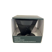 STARBUCKS Pour Over Drip Coffee Brewer Set, Black, New picture