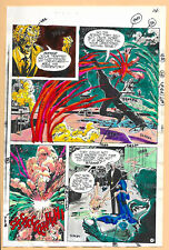 1975 Original Phantom Stranger 38 page 14 DC comic book color guide artwork: JLA picture