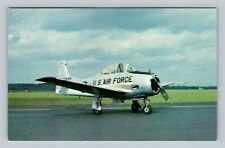 Wright Patterson Air Force Base OH, North American T-28A, Ohio Vintage Postcard picture