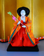 EXCELLENT Vintage Japanese Hina doll in Kimono Geisha Plush Figure Princess doll picture