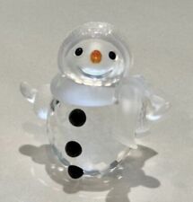 Swarovski Crystal Snowman “ Crystal Times” 250229  Collectible Christmas Retired picture