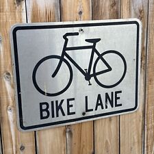 Authentic Retired Bike Lane Sign picture