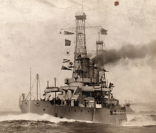 WWI USS Virginia Battleship BB-13 US Navy Ship RPPC Real Photo Postcard picture