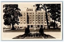 Longview Washington WA Postcard RPPC Photo Hotel Monticello Building c1910's picture