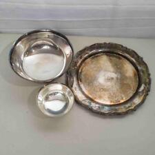 Lot of Gorham Silver Plate Centerpiece Bowls YC781 YC778 YC502 Platter picture