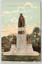 Washington DC von Steuben Statue Lafayette Square Divided Back Postcard picture
