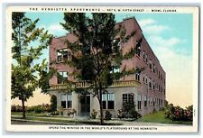 1938 Henrietta Apartments Exterior Scene Miami Florida FL Advertising Postcard picture