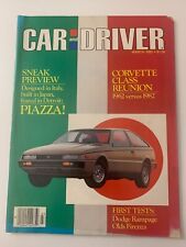 Car & Driver Magazine March 1982- Toyota Celica Supra, Corvette, Olds Firenza picture