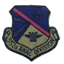 Vintage 552d AWAC Wing Airborne Warning Air Control Sew On Patch H126z picture