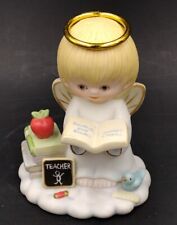 Vtg Teacher Angel Figurine Todays Lesson Sharing and Caring 3