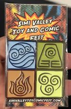 Simi Valley Toy & Comic Fest Avatar: The Last Airbender Four Elements 2” Pin picture