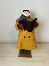 Simpich Fat Man Singer 1986 Character Doll Christmas Caroler Series Vintage picture