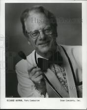 1989 Press Photo Richard Hyman, Pops Conductor. - spp28890 picture