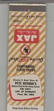 Matchbook Cover - Beer - Jax Beer At Pete Herman's Club Continuous Floor Shows picture