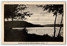 1943 Coucher De Soleil St. Gabriel De Brandon Quebec Posted Postcard picture