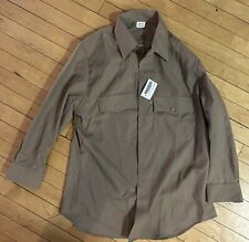 Army Green Service Uniform AGSU Enlisted Men's Long Sleeve Shirt Size 16.5-30 picture