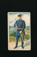 1909-13 T81 Military Series Brigadier General U.S. Army Die Cut Card GD cond picture