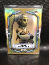 2022 Topps Finest Star Wars Hera Syndulla Gold Refractor /50 #48  picture