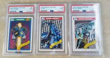 1990 Marvel Universe 3 Card Lot PSA 9 Mint Ghost Rider Moon Knight Cloack  🛸 picture