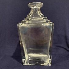 Art Deco Decanter  Vintage Bohemia Crystal Made In 1960 HEAVY Gorgeous picture