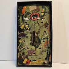 Trap-Em-Alive table top pinball game vintage 1936 Incomplete  picture