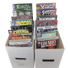 Huge Comic Book Lot 300 Marvel DC Image Valiant Mixed Wholesale Resale Box picture